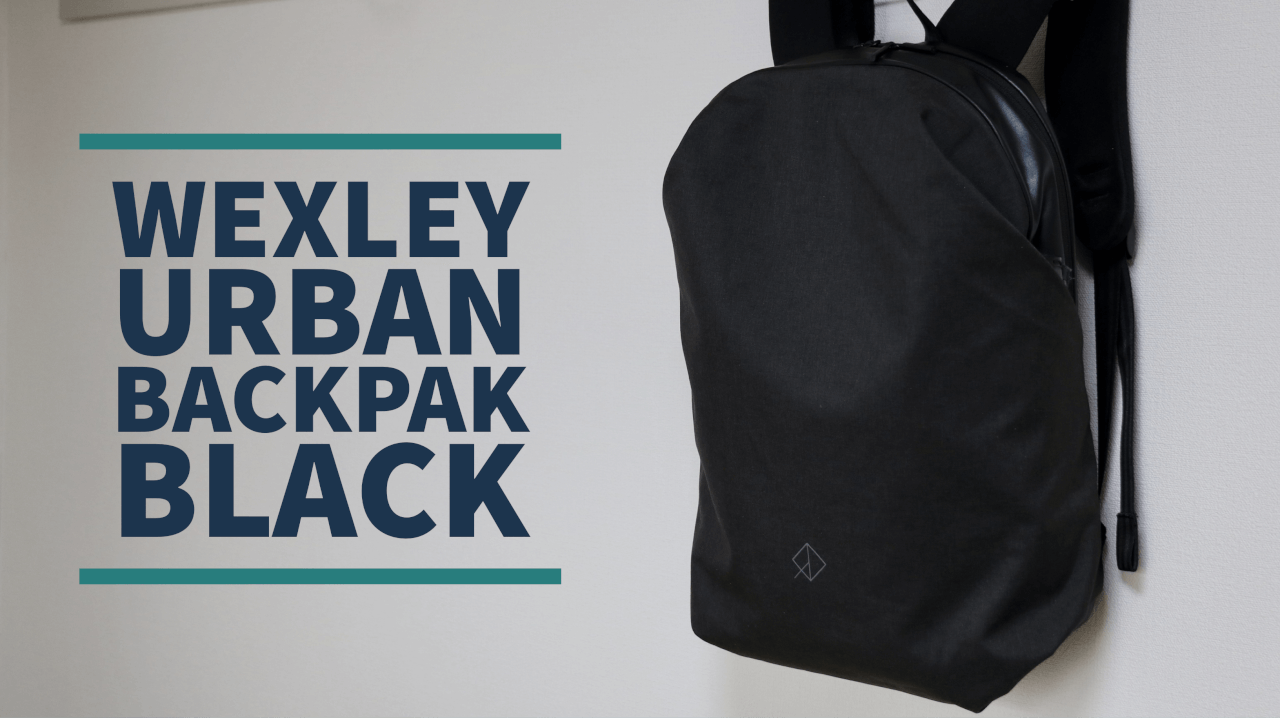 WEXLEY ウェクスレイURBAN BACKPACK 部分レザータイプ